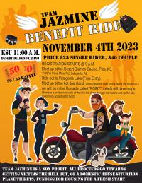 Team Jazmine Benefit Ride