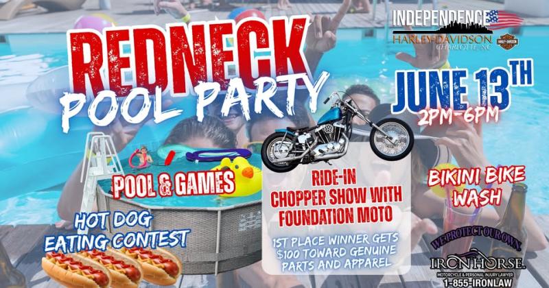 Redneck Pool Party at Independence Harley-Davidson