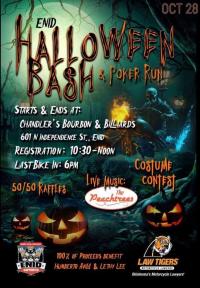 Halloween bash and poker run