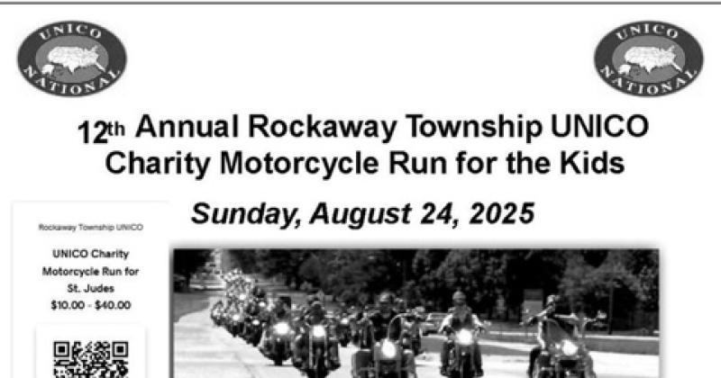 12th Rockaway Township Unico Charity Motorcycle Run for the Kids