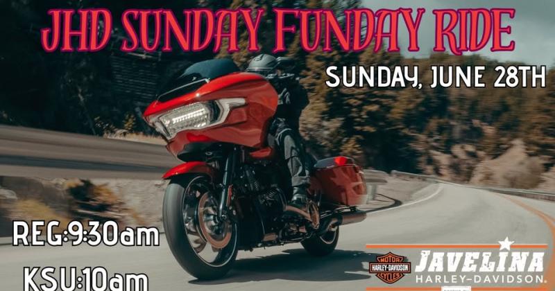 Sunday Funday Ride with Javelina Harley-Davidson