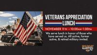 Veterans Appreciation Lunch