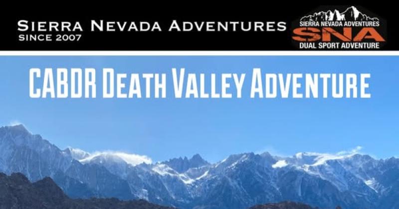 CABDR Death Valley Adventure