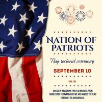 Nation of Patriots Flag Receival Ceremony