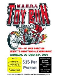 Marion Area Harley Riders Assoc. annual Toy Run 2024