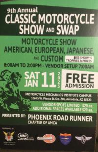 Vintage Bike Swap Meet/ Vintage Motorcycle Show 