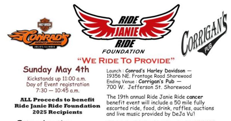 19th Annual  Ride Janie Ride 2025