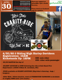 Tyler's Stroke Charity Ride