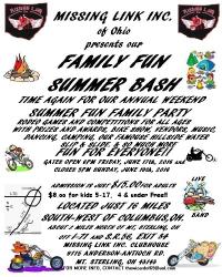 Family Fun Summer Bash