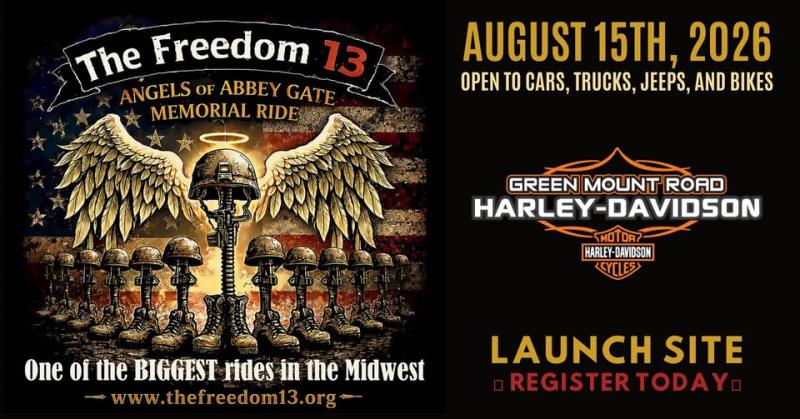 The Freedom 13 Angels of Abbey Gate Memorial Ride