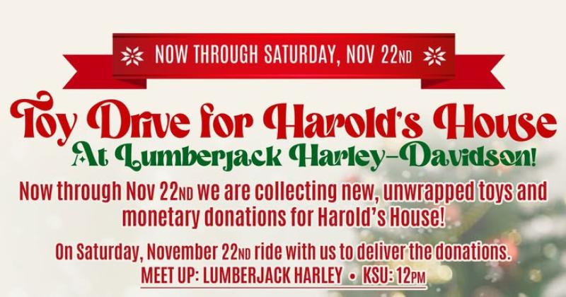 Harold's House Toy Drive!