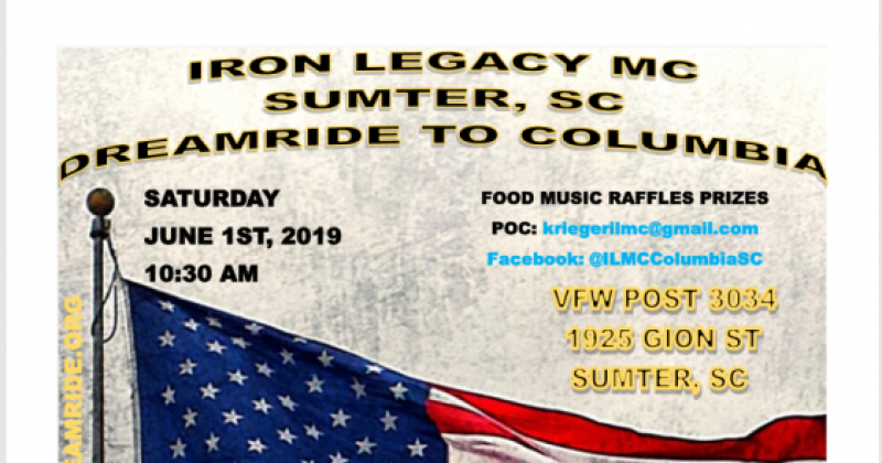 Iron Legacy Columbia-Sumter Dreamride