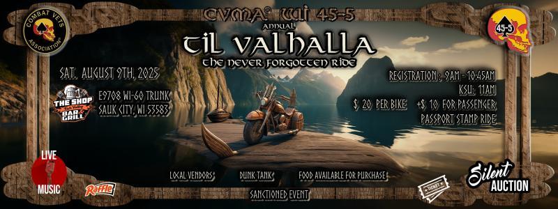 COMBAT VETERANS 45-5 Til Valhalla Ride 