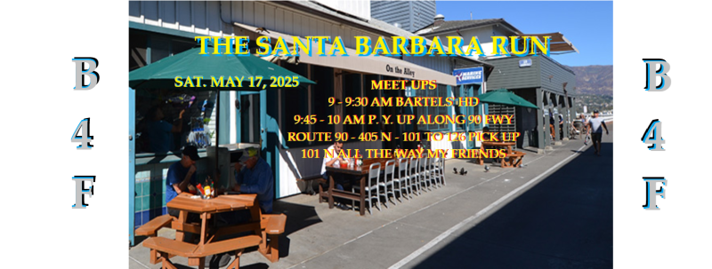 The Santa Barbara Open & Free To All Bikes & Brands Run