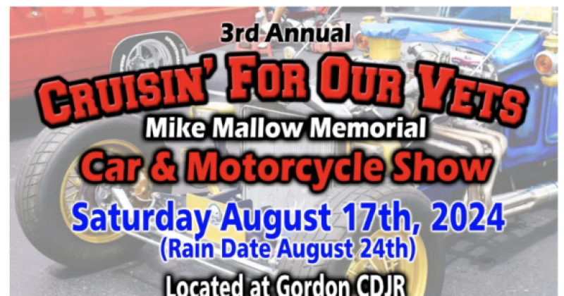 Cruisin' For Our Vets Mike Mallow Memorial Car & Motorcycle Show