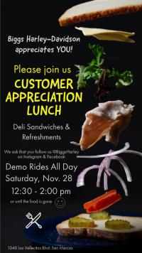 Customer Appreciation Luncheon