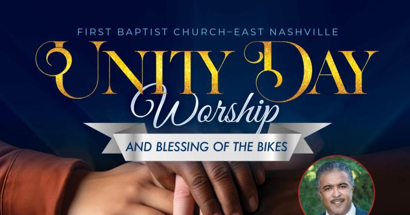 Blessing of the Bikes at First Baptist Church of East Nashville.