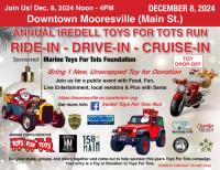 Annual Iredell Toys For Tots Run - RIDE-IN, DRIVE-IN, CRUISE-IN