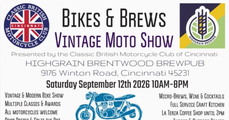 2026 Bikes & Brews Vintage Moto Show