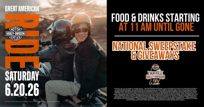 Great American Ride at Evansville Harley-Davidson