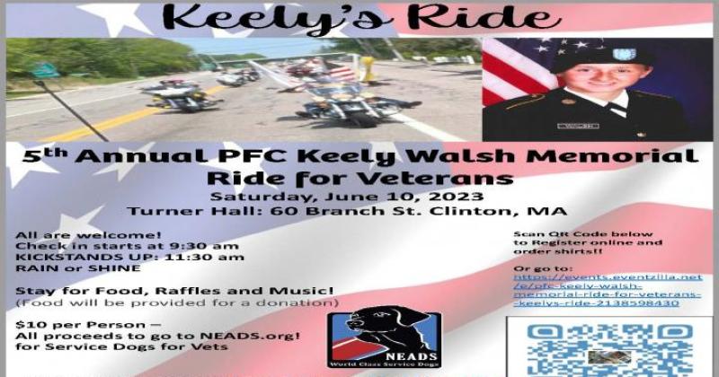PFC Keely Walsh Memorial Ride for Veterans