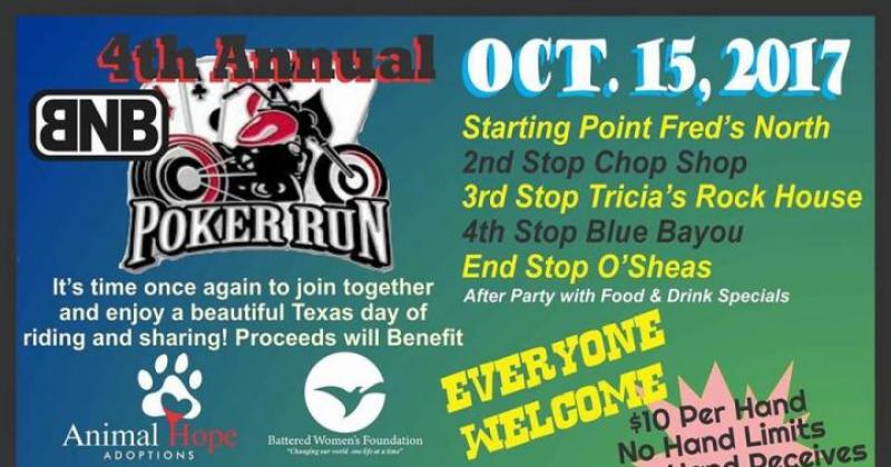 BNB 4 annual poker run