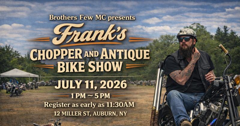 Frank's Chopper and Antique Bike Show 2026