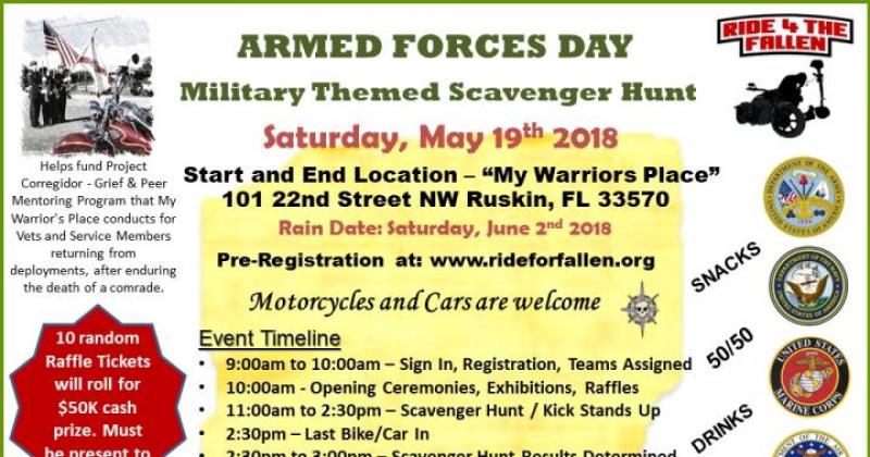 Armed Forces Day Scavenger Hunt
