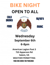 American Legion Riders Bike Night