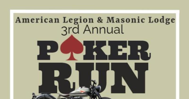 American Legion & Masonic Lodge 3rd Annual Poker Run