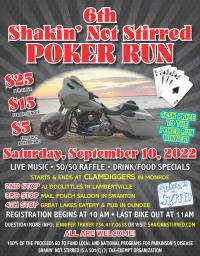 6th Shakin' Not Stirred Poker Run for Parkinson's Disease 