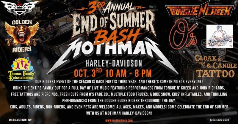 3rd Annual End of Summer Bash