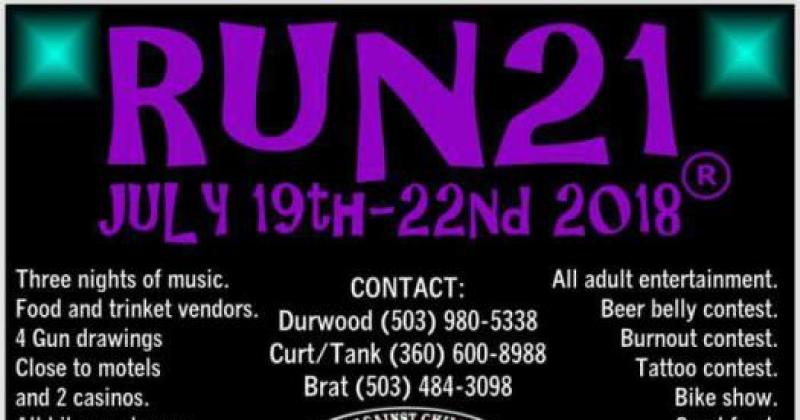 Run 21 Motorcycle Rally 2018