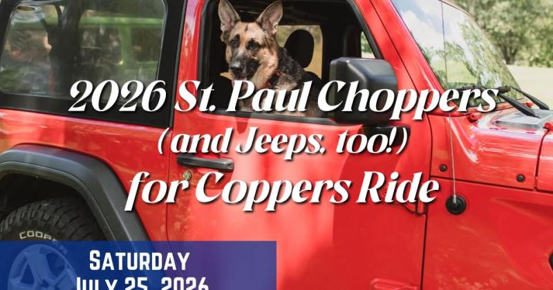 2026 St. Paul Choppers (and Jeeps, too!) for Coppers Ride