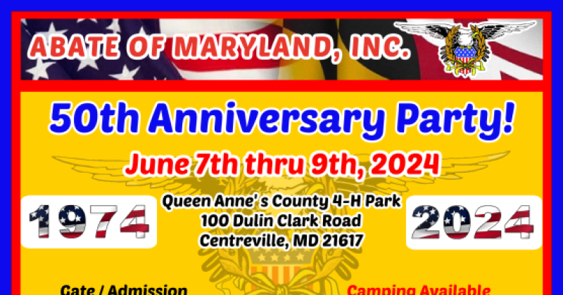 ABATE of MD Inc. 50th Anniversary Party!