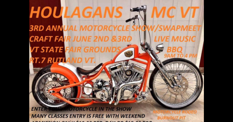 Houlagans 3rd  annual motorcycle show and swap meet 