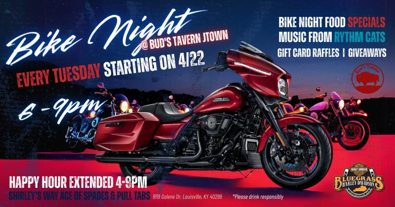 Bike Night at Buds Tavern Jtown