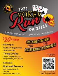 CVMA(R) MD 40-1 Sanctioned Poker Run