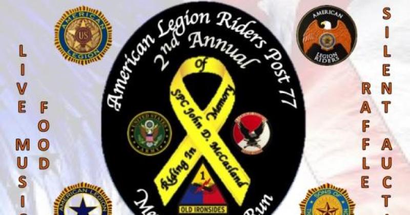 American Legion Riders Post 77, 2nd Annual Memorial Dice Run