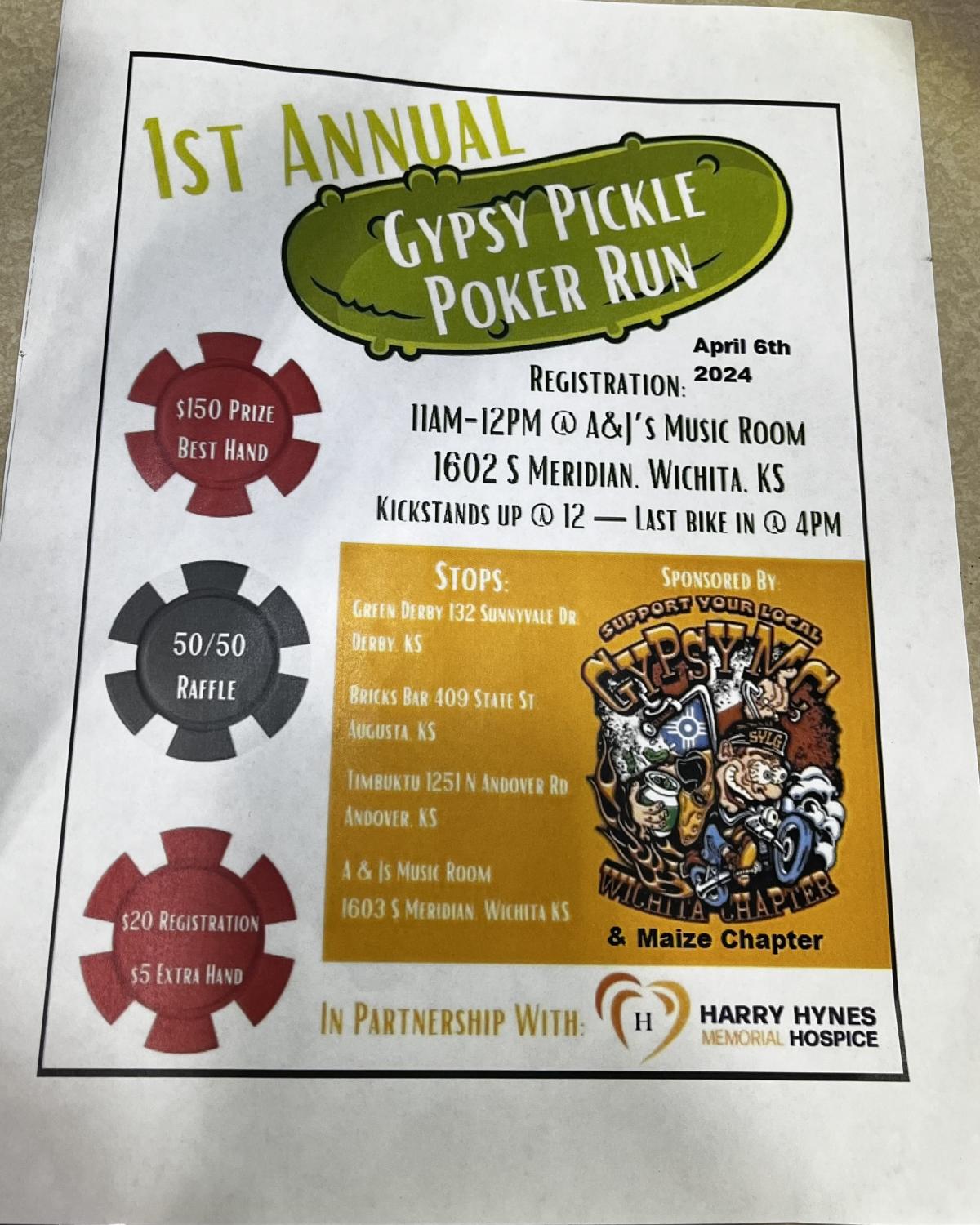 Gypsy Pickle Poker Run