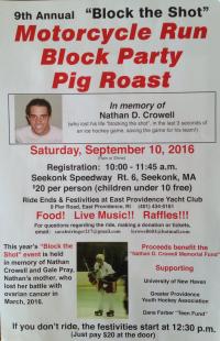 "Block the Shot" Motorcycle Run and Pig Roast