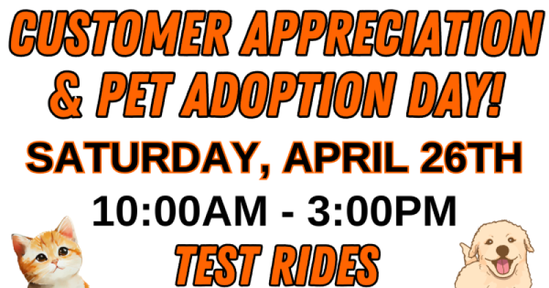 Williams Harley Davidson Customer Appreciation and Pet Adoption