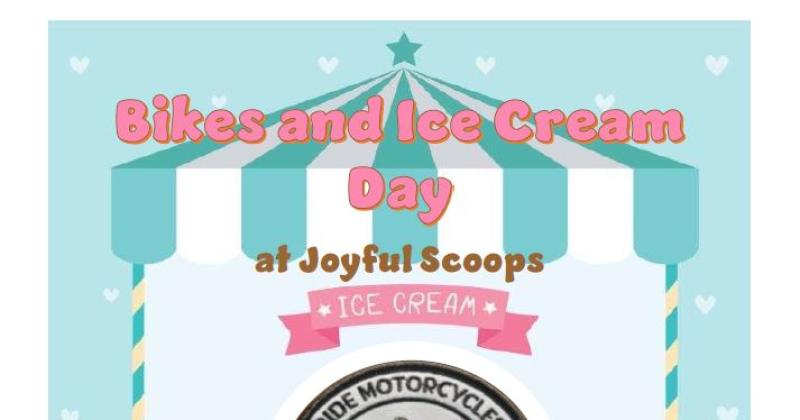 Bikes and Ice Cream at Joyful Scoops