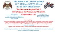 AMERICAN LEGION RIDERS 14TH ANNUAL STATE RALLY