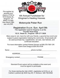 Kingman Healing Hooves Poker Run