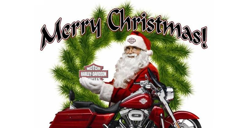 Pictures With Santa at Hall of Fame Harley-Davidson