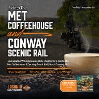 Ride to the Met Coffeehouse & Conway Scenic Rail
