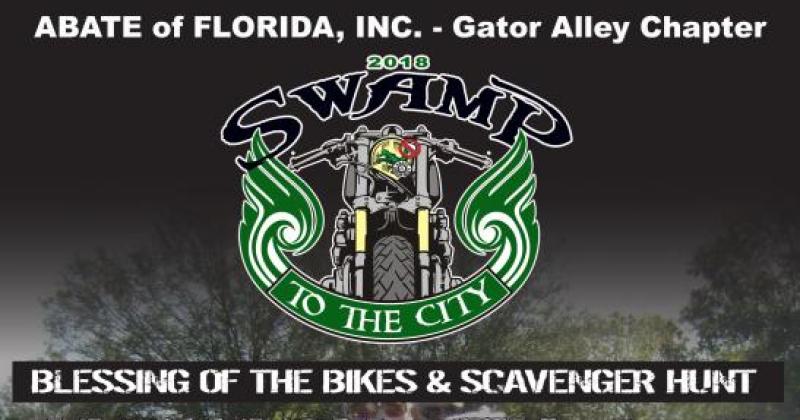 ABATE of Florida - Gator Alley Chapter Swamp to the City Blessing of the Bikes & Scavenger Hunt