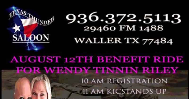 Benefit Ride for Wendy Tinnin Riley