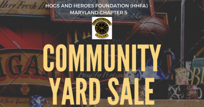 Hogs and Heroes Community Yard Sale